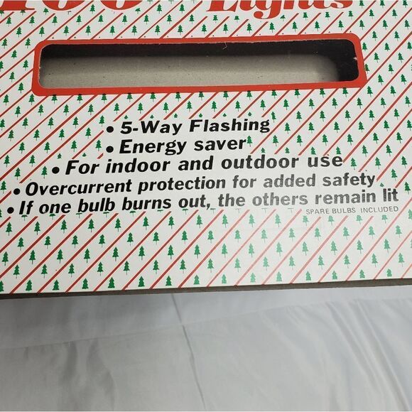 VINTAGE 80s/90s two sets energy saver multi color holiday string lite - Picture 4 of 10